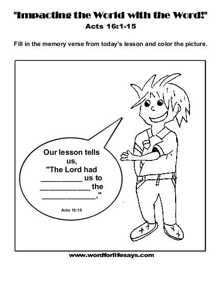 acts 11 coloring pages - photo #19
